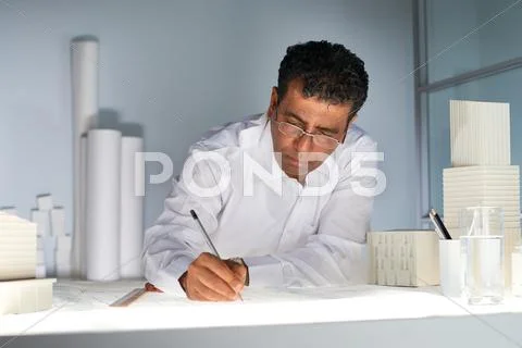 Mature architect Stock Photos