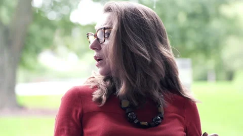 Mature Business woman using tablet in office Stock Footage 59382478