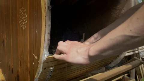 Mature compost Stock Footage 76813522