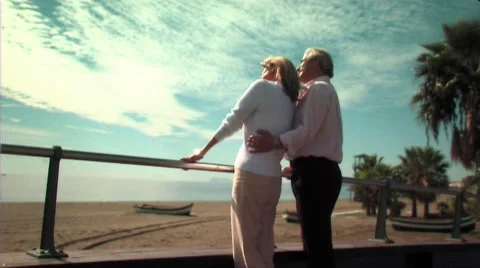 Mature Couple Stock Footage 43699013