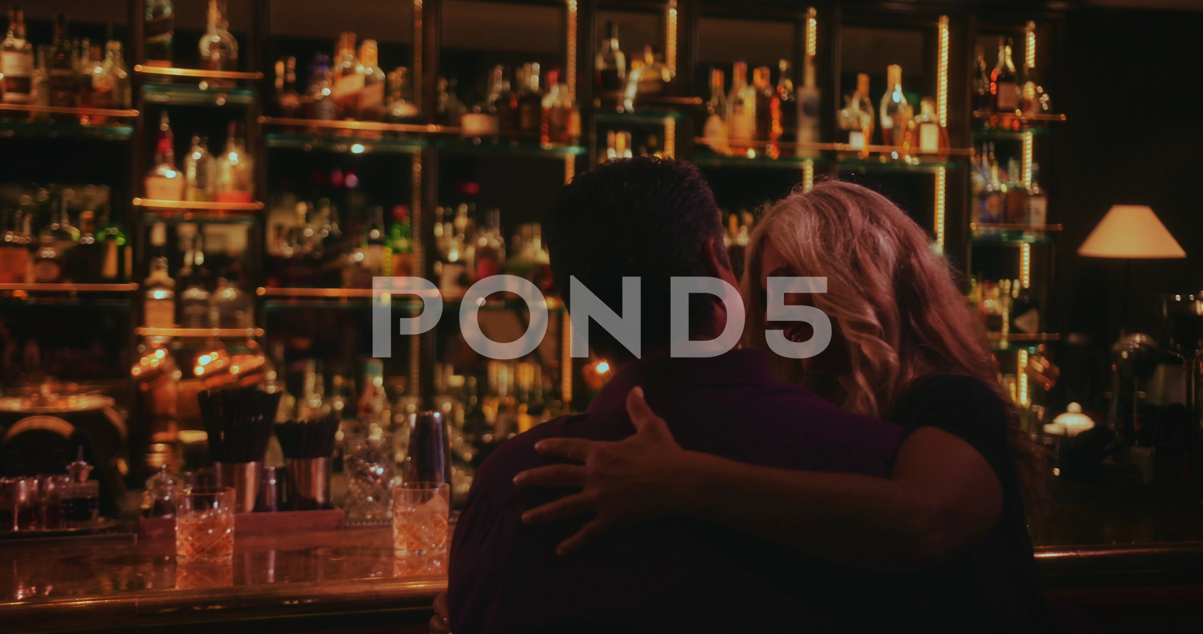 confusion Evaporate official Mature couple on romantic date sitting o... | Stock Video | Pond5