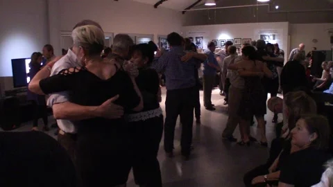 Mature Dancers Tango Stock Footage 246071062