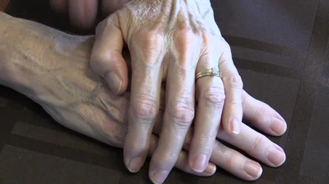 Mature hands Stock Footage 29163937