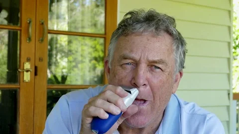 Mature Man Using Electric Shaver Stock Footage 77277092
