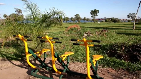 Mature Man Working Out Stock Footage 107953181
