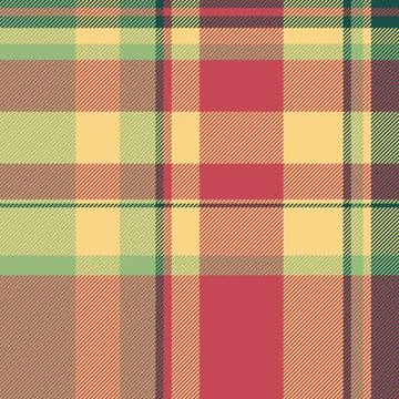 Mature texture tartan vector, fire background seamless fabric. Layer check .. Stock Illustration