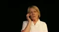 Mature woman bored on hold HD Footage
