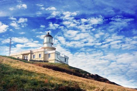 Matxitxako  lighthouse Stock Photos