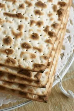 Matzah crackers Stock Photos