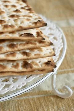 Matzah crackers Stock Photos