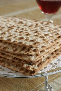 Matzah crackers Stock Photos