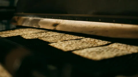 Matzo factory 3 Stock Footage 106417344