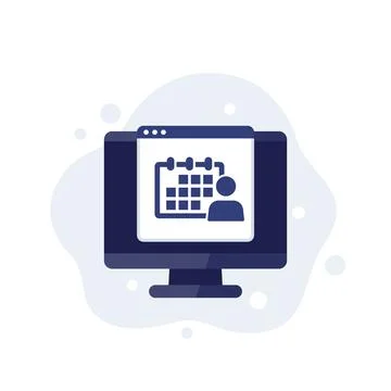 MAU, Monthly Active Users vector icon Stock Illustration