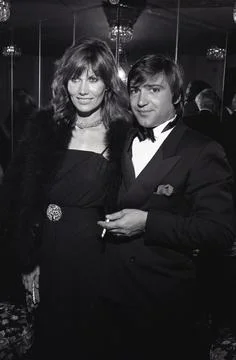 Maud Adams and Robert Pascal at the opening night of La Cage Aux Folles Supper Stock Photos