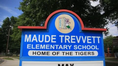 Maude Trevett Elementary School Stock Photos