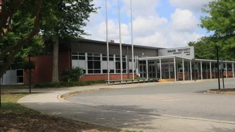 Maude Trevett Elementary School 스톡 사진