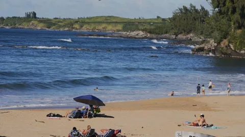 Maui Beach Bay Stock Footage 233866009