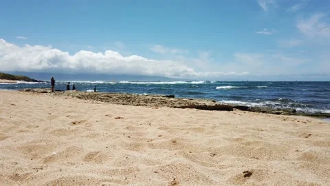 Maui Beach - Slider / Glidecam Stockbeeldmateriaal 201307189