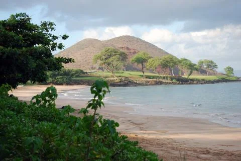 Maui-beach1 Stock Photos