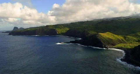 Maui Coastline Stock Footage 112728222