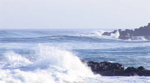 Maui hookipa2 Stock Footage 982512