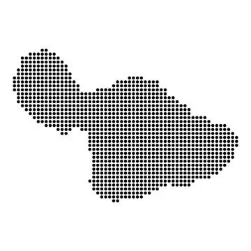 Maui island map symbol shape, travel web flat concept icon vector illustratio Stock Illustration