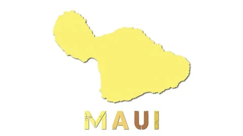 Maui Map Stock Video Footage | Royalty Free Maui Map Videos | Pond5