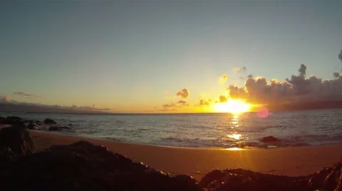 Maui Sunset 02 Video stock 7905559