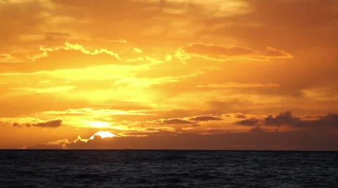 Maui Sunset Stock Footage 24826834