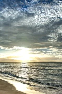 Maui sunset Stock Photos