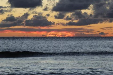 Maui Sunset Stock Photos