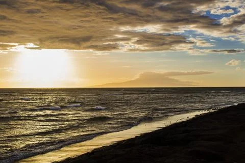 Maui sunset Stock-Fotos