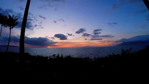Maui time lapse at sunset. Stock Footage 69251258