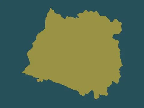 Maule, Chile. Solid color shape Stock Illustration