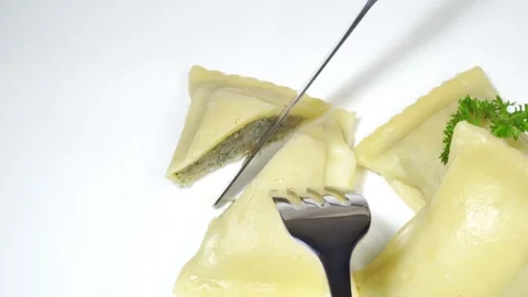Maultaschen - German dumplings Stock Footage 272145350
