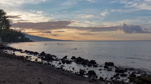 Maumere Sunset Stock Footage 103240105