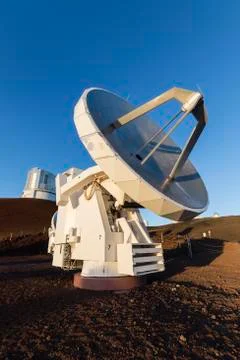 Mauna Kea Smithsonian Submillimeter Array, Big Island, Hawaii: Foto stock