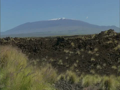 Mauna Kea with Snow Stock-Footage 22244757