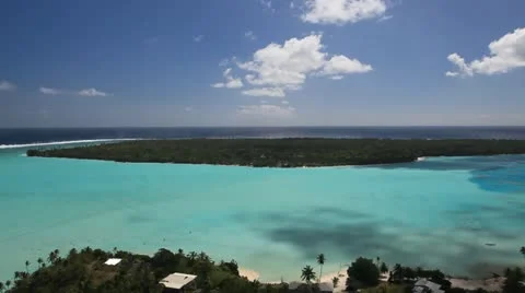 Maupiti Lagoon Stock Footage 11204856
