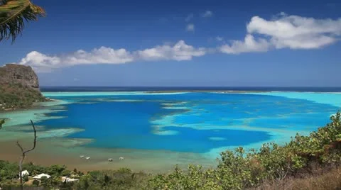 Maupiti Lagoon Stock Footage 11227342