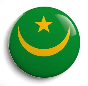 Mauritania flag Stock Illustration