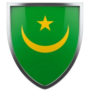 Mauritania flag Stock Illustration