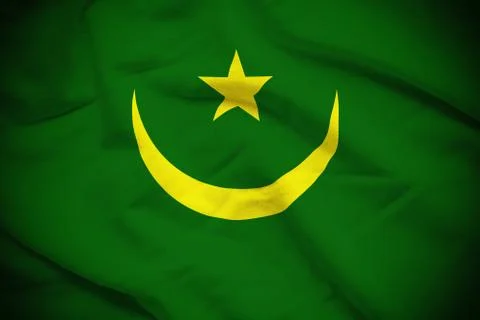 Mauritania Flag Stock Photos