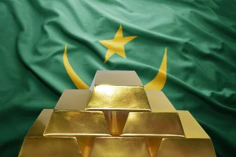 Mauritania gold reserves Stock Photos