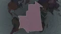 Mauritania - hub of the world. Administrative 4k or 4k+ Resolution