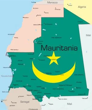 Mauritania Stock Illustration