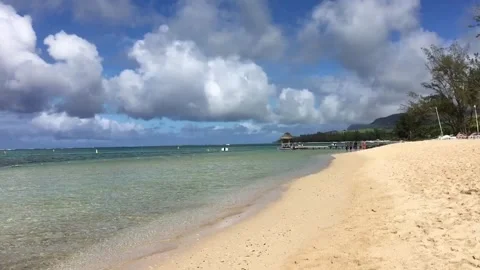 Mauritius beach Video stock 132638921