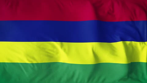 MAURITIUS COUNTRY FLAG Stock Footage 282404301