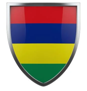 Mauritius flag Stock Illustration