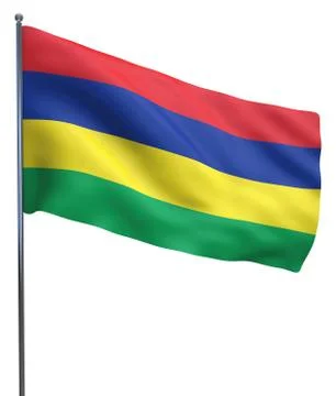 Mauritius Flag Image Stock Illustration